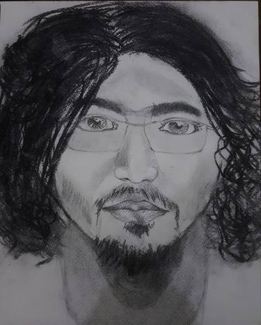 Original Expressionism Portrait Drawings by Mohsin Zahid