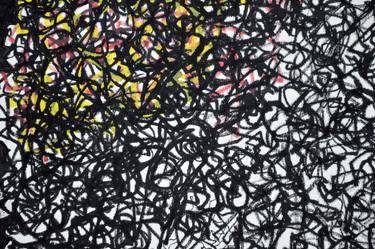 Original Abstract Expressionism Abstract Mixed Media by David Fellerman