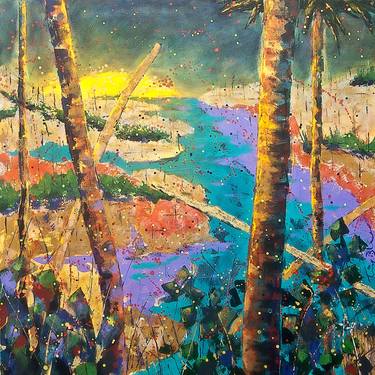 Original Expressionism Landscape Paintings by Tony Blue
