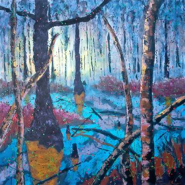Original Abstract Landscape Paintings by Tony Blue