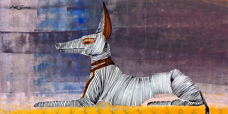 Egyptian 2024 dog art