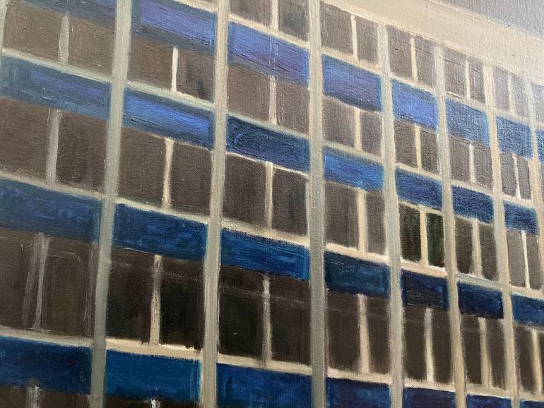 Original Documentary Architecture Painting by Benjamin Walker