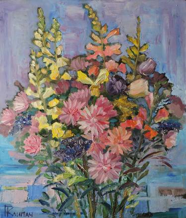 Original Floral Painting by Galina Klipach