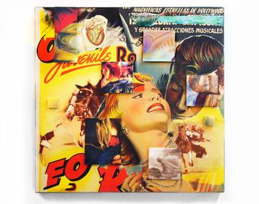 Original Pop Art Popular culture Collage by Marlene Weisman