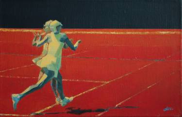 Print of Figurative Sport Paintings by Roman Durcek