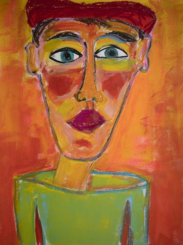 Original Expressionism Men Paintings by Lane Rockford Orsak