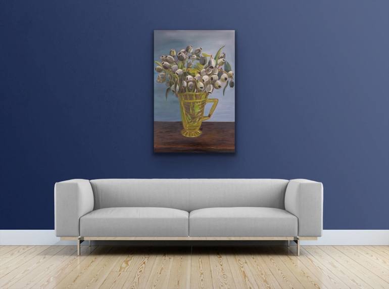 Original Modern Floral Painting by sigrid patterson