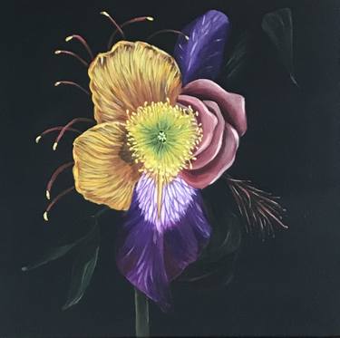 Original Conceptual Floral Paintings by sigrid patterson