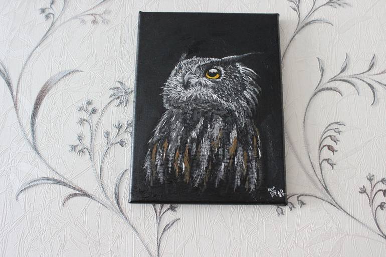 Original Pop Art Animal Painting by Anastasia Posylaeva