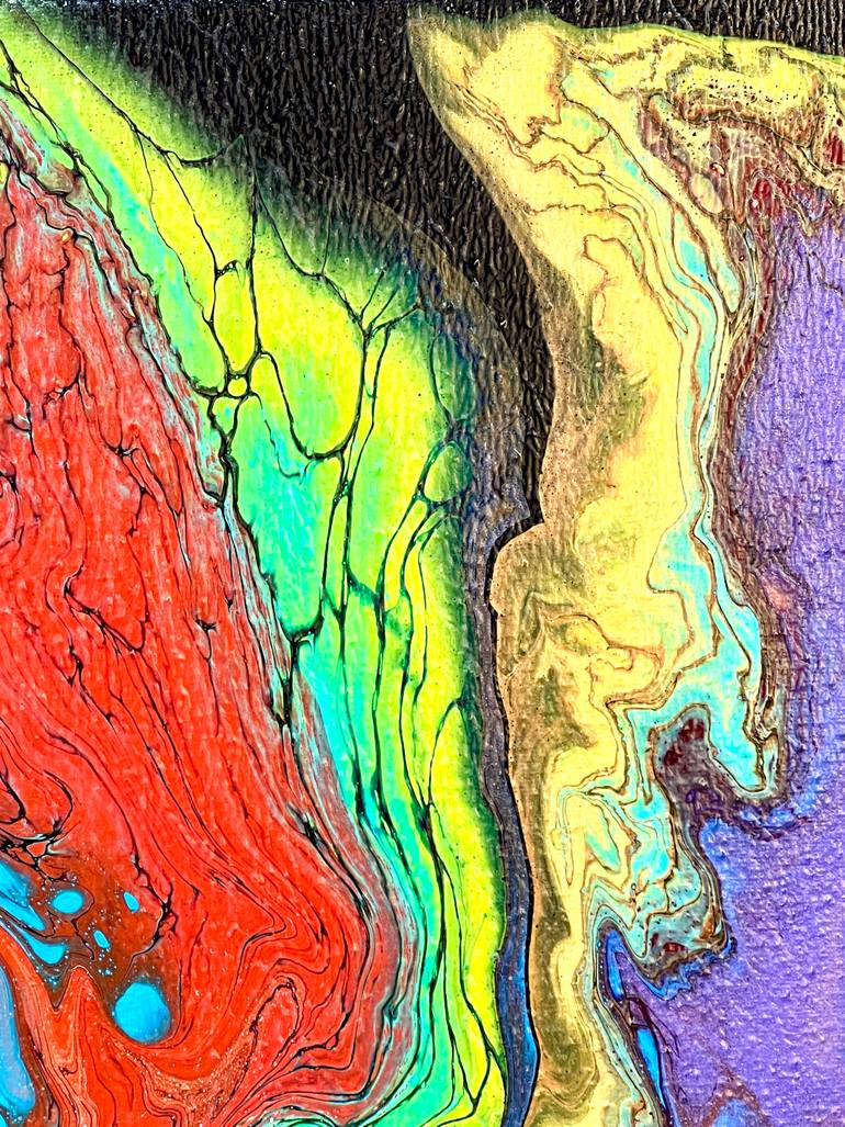 Original Abstract Expressionism Abstract Painting by Yurij Pankevich