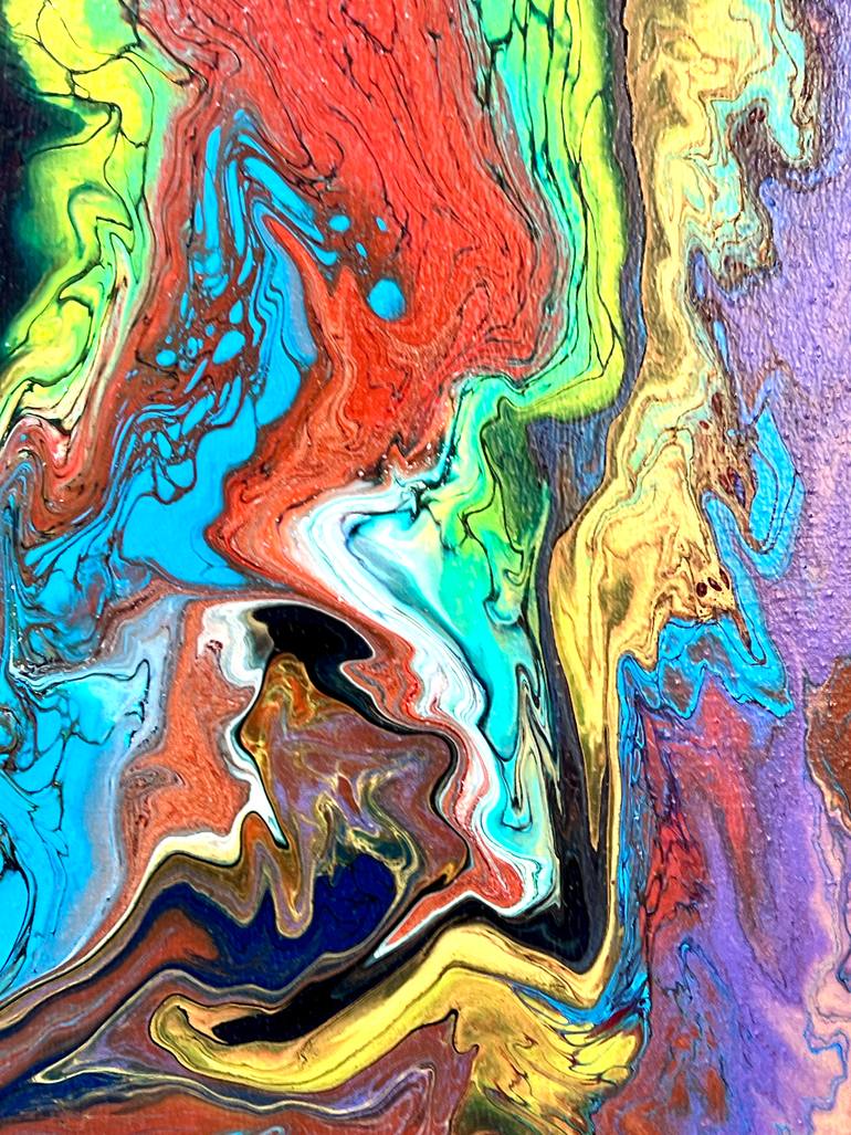 Original Abstract Expressionism Abstract Painting by Yurij Pankevich