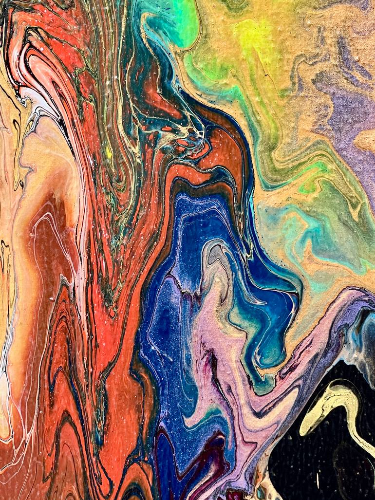 Original Abstract Expressionism Abstract Painting by Yurij Pankevich