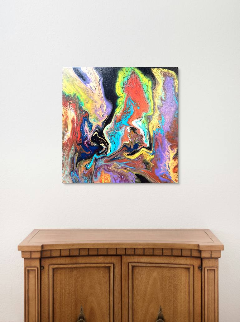 Original Abstract Expressionism Abstract Painting by Yurij Pankevich