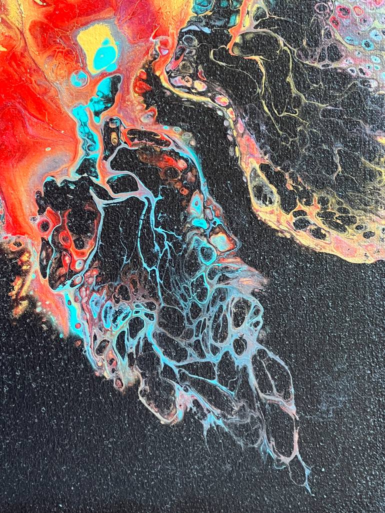 Original Abstract Expressionism Abstract Painting by Yurij Pankevich