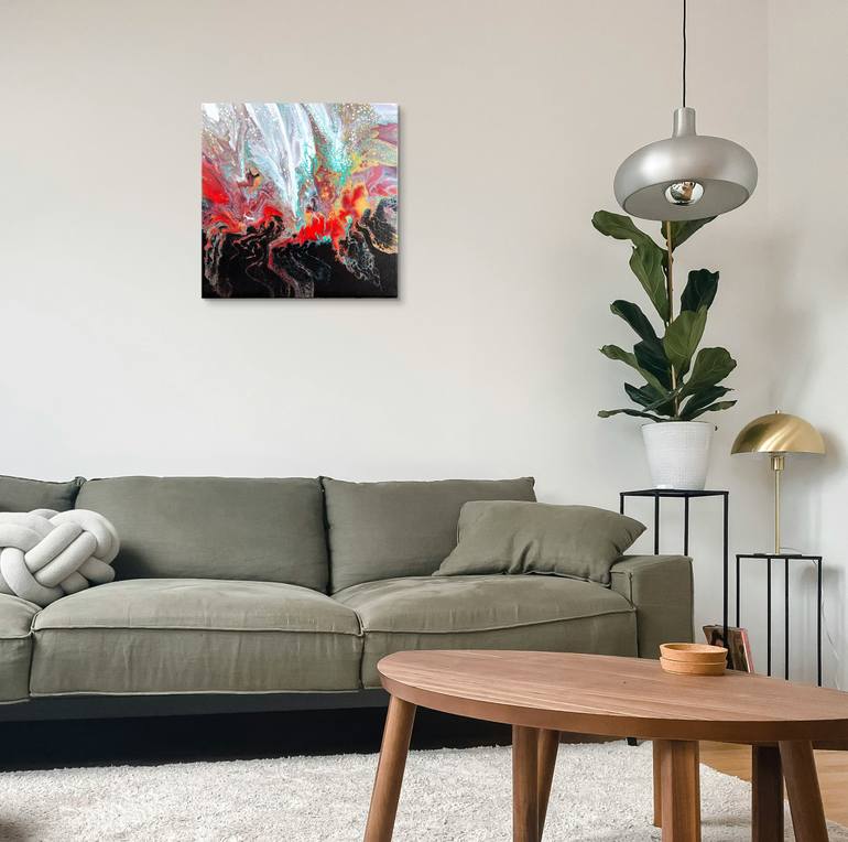 Original Abstract Expressionism Abstract Painting by Yurij Pankevich