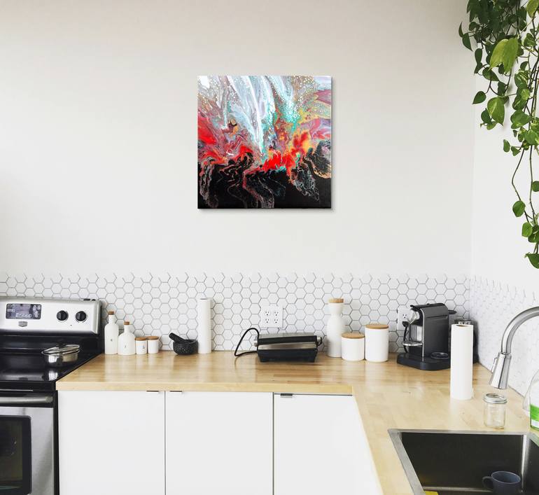 Original Abstract Expressionism Abstract Painting by Yurij Pankevich