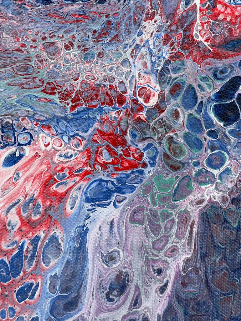 Original Abstract Expressionism Abstract Painting by Yurij Pankevich