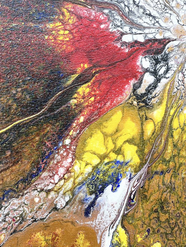Original Abstract Expressionism Abstract Painting by Yurij Pankevich