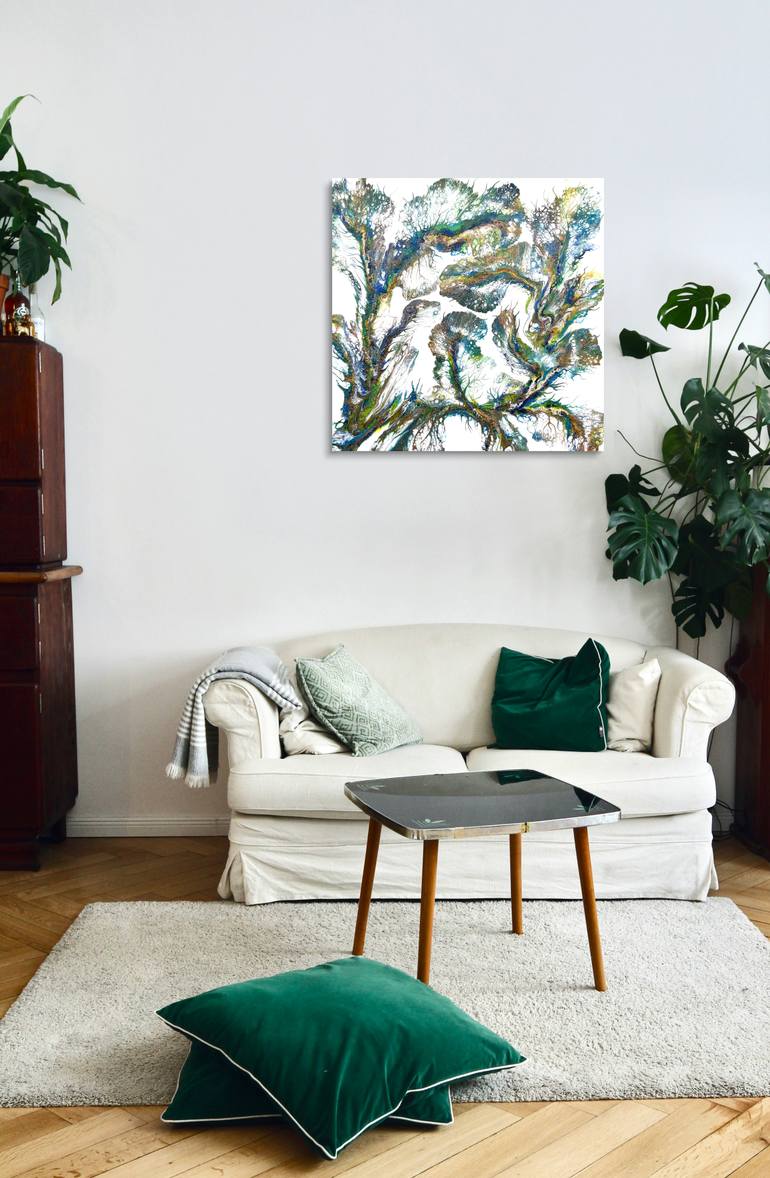 Original Abstract Expressionism Abstract Painting by Yurij Pankevich