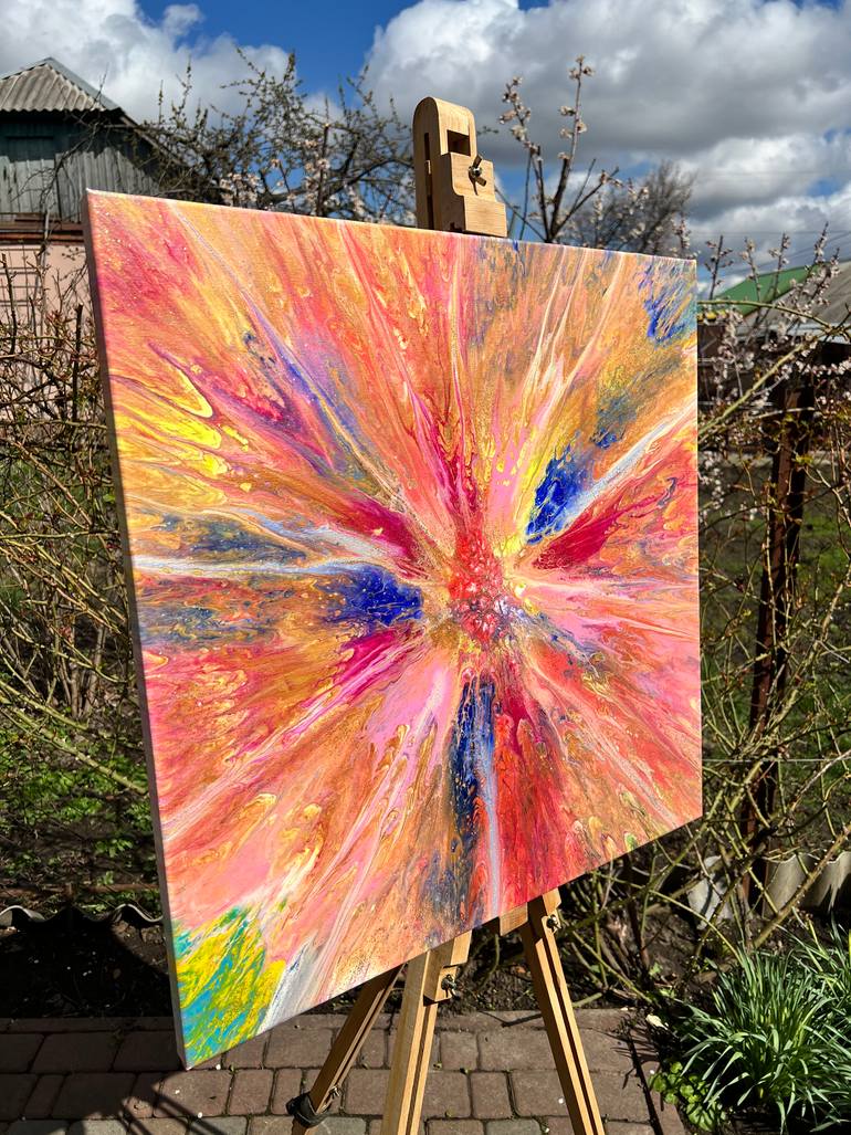 Original Abstract Expressionism Abstract Painting by Yurij Pankevich