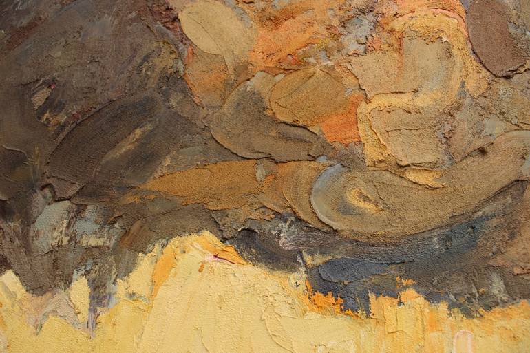 Original Expressionism Landscape Painting by Daria Zvekova