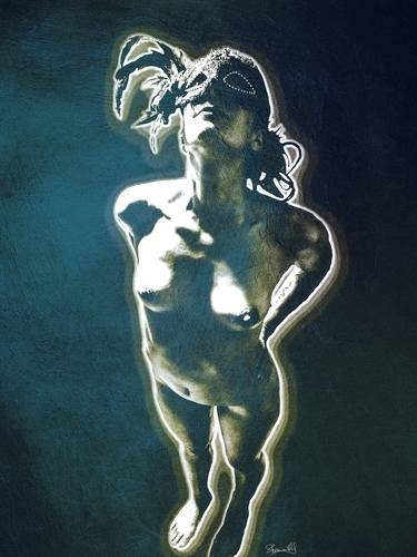Original Art Deco Nude Photography by Steven Elio van Weel