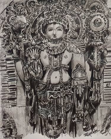 Original Religion Drawing by Puspendu RoyKarmakar