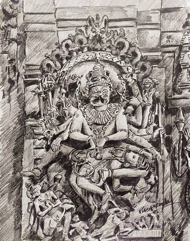 Print of Religion Drawings by Puspendu RoyKarmakar
