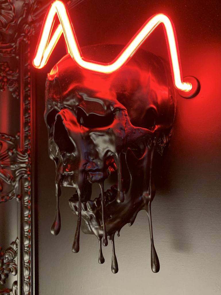 Original Fine Art Mortality Sculpture by Nick Stroud KillJoy Art UK