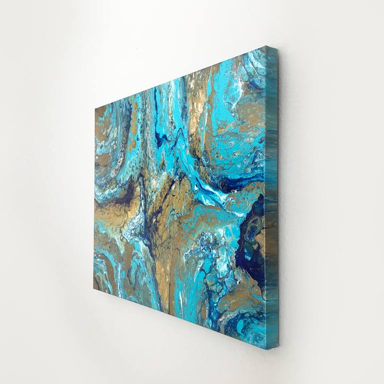 Original Abstract Water Painting by Irene Hardy