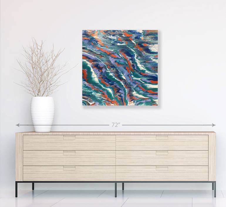 Original Abstract Water Painting by Irene Hardy