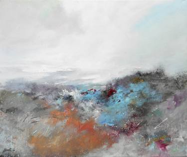 Original Abstract Landscape Paintings by Janet Gammans