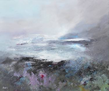 Original Abstract Landscape Paintings by Janet Gammans
