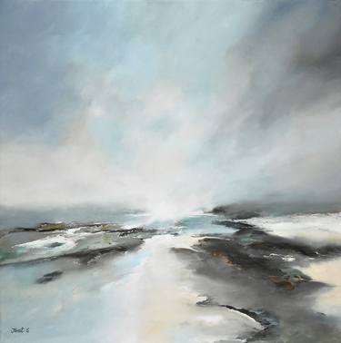 Print of Abstract Seascape Paintings by Janet Gammans