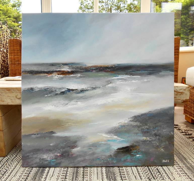 Original Contemporary Seascape Painting by Janet Gammans