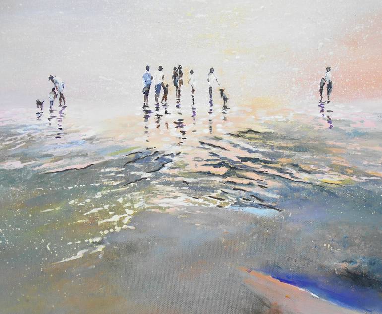 Original Contemporary Seascape Painting by Janet Gammans