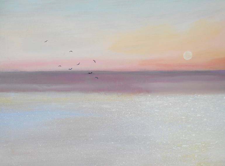 Original Contemporary Seascape Painting by Janet Gammans