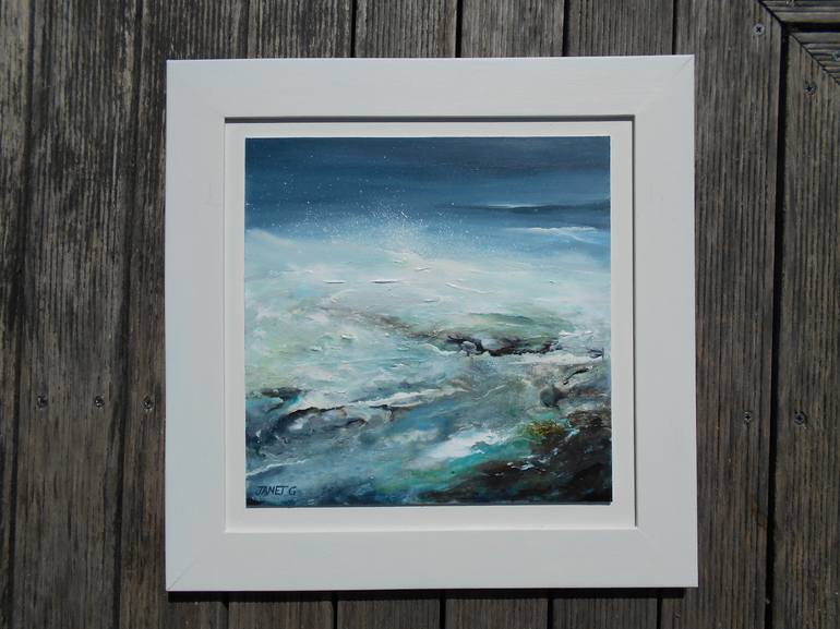 Original Impressionism Seascape Painting by Janet Gammans