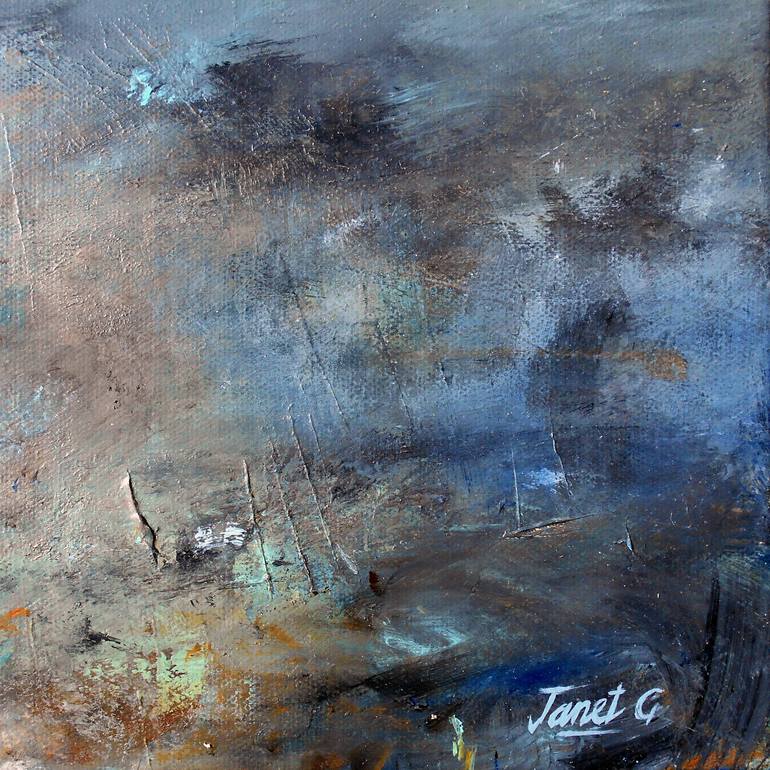 Original Abstract Landscape Painting by Janet Gammans