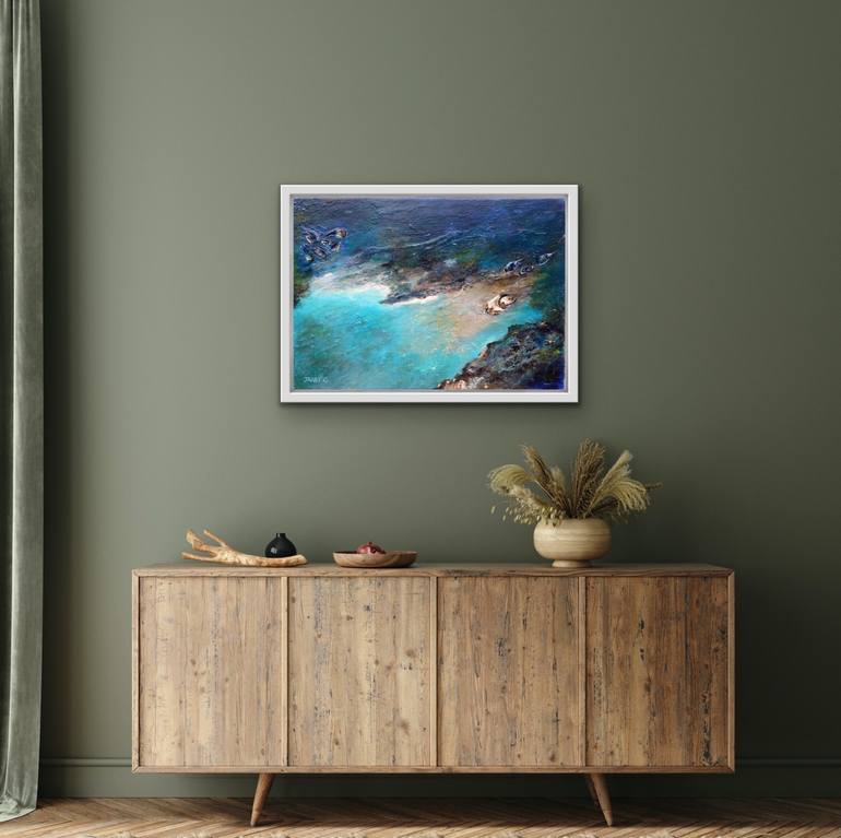 Original Beach Painting by Janet Gammans