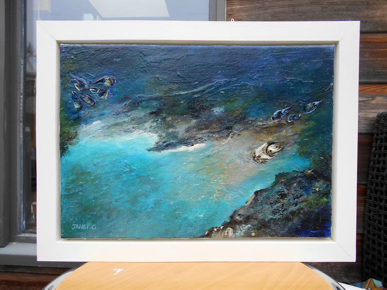 Original Beach Painting by Janet Gammans