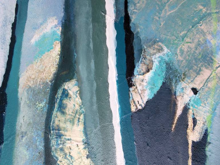 Original Abstract Botanic Painting by Janet Gammans