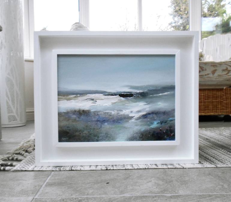 Original Abstract Seascape Painting by Janet Gammans