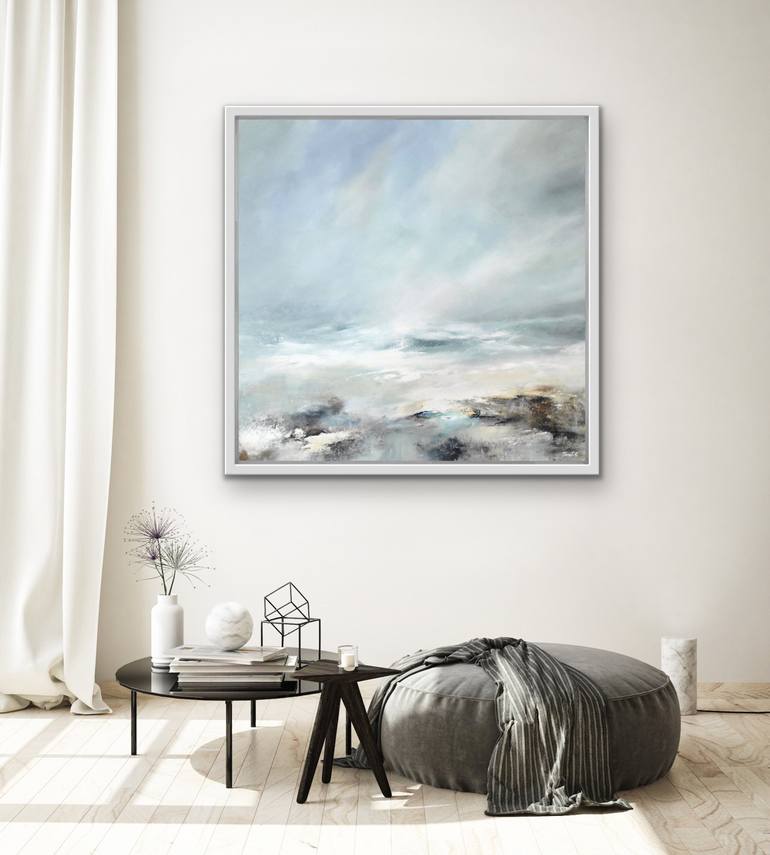 Original Expressionism Seascape Painting by Janet Gammans