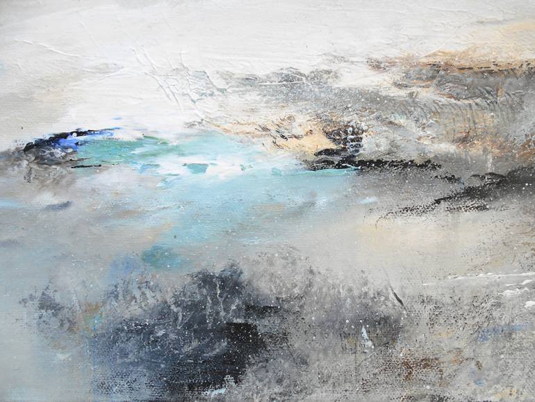 Original Abstract Seascape Painting by Janet Gammans