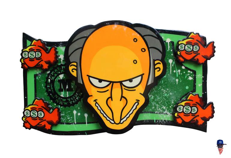 Original Conceptual Science/Technology Painting by Kay Booms