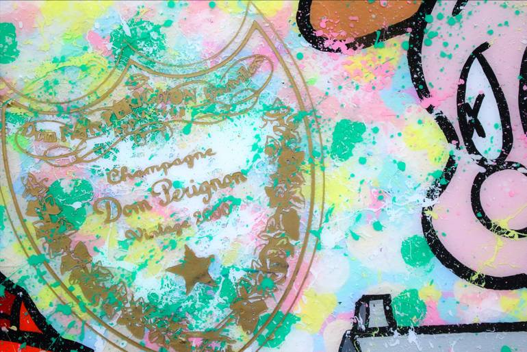 Original Abstract Cartoon Painting by Kay Booms