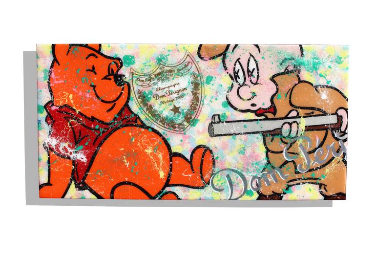 Original Abstract Cartoon Painting by Kay Booms