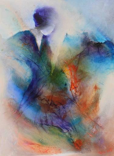 Original Abstract Women Paintings by Wil Lof