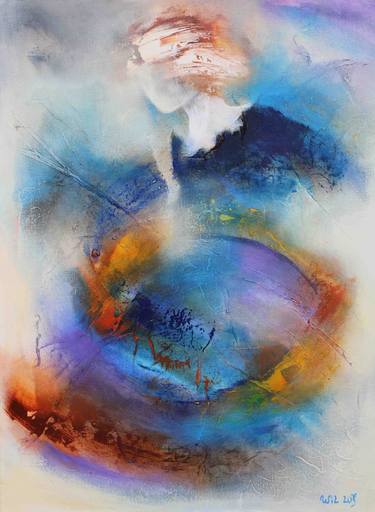 Original Abstract Women Paintings by Wil Lof